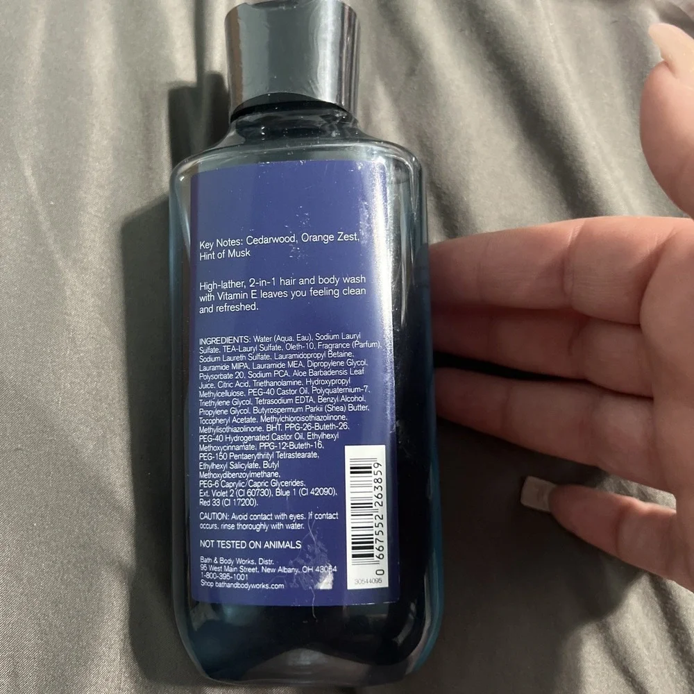 Bath & Body Works PARIS Men's Collection 2-in-1 Hair & Body Wash 10 fl oz‎